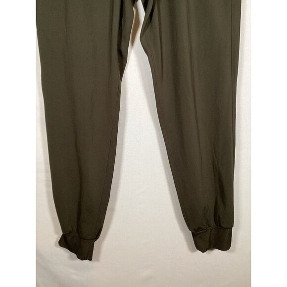 JISAI Nylon Pants Olive Green Jogger Drawstring Gorpcore Activewear Womens Small - Picture 2 of 8